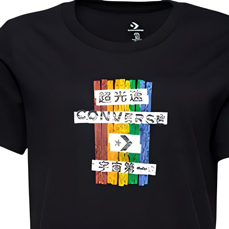 Converse Regular T Shirt Women's Black 10018492-A02