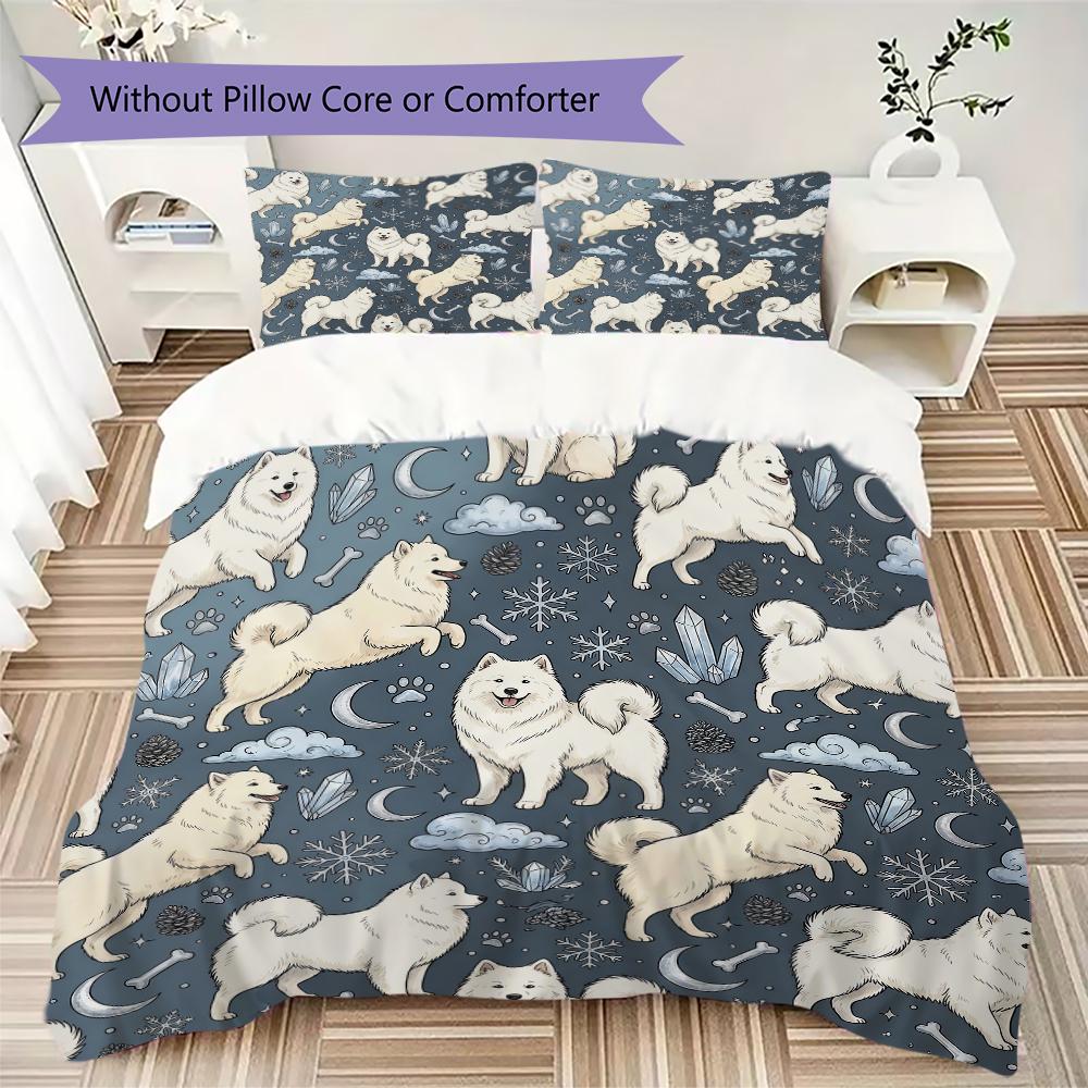 Vintage Pattern Bedding uilt Set uilt Cover Pillowcase Home Decoration Birthday Gift (1 * duvet cover + 2 * pillowcase without core)