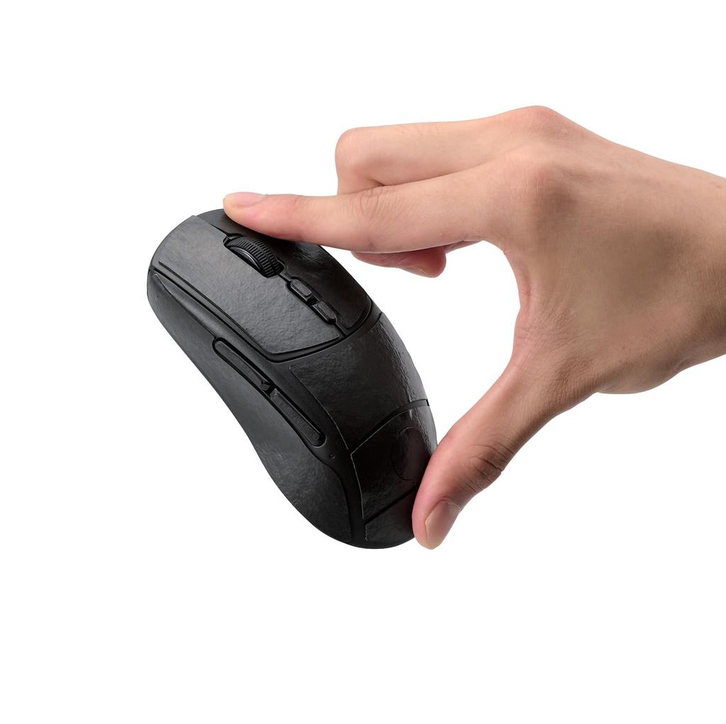ELECOM V Custom Mouse Grip Tape for Gaming Mouse M-VM510VM610, Anti-Slip, Ultra-Thin, 0.6mm, Black, GWVG600EV510BK