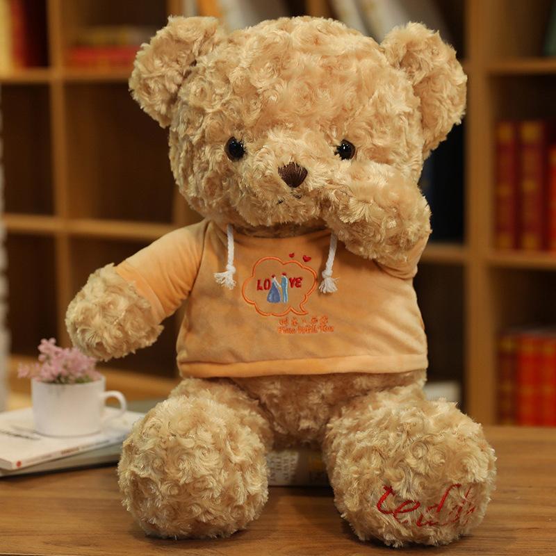 Clothes Teddy Bear Doll Plush Teddy Bear Sweater Hug Bear Doll Girl Soothing Ragdoll