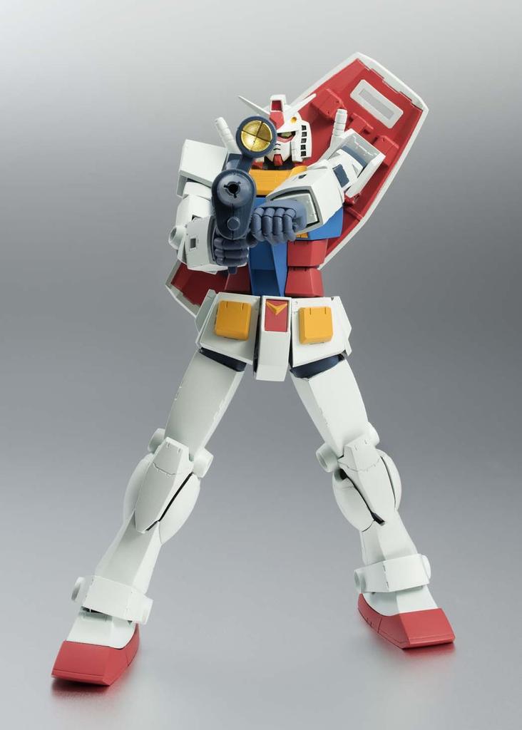 TAMASHII NATIONS ROBOT Spirits Mobile Suit Gundam [SIDE MS] RX-78-2 Gundam Ver. A.N.I.M.E. Resale Approx. 125mm ABS&PVC Painted Movable Figure