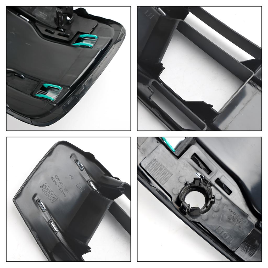 Främre stötfångarkåpa Dimljusgaller Raminsatsgaller 4M0807681TEFA 4M0807682R4W3 Passar Q7 2016-2019