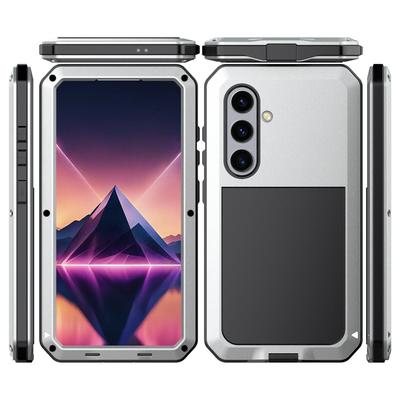 For Samsung S26 S25 Edge S24 S23 S22 S21 Ultra S20 Plus Note20 Case Luxury Armor Metal Heavy Duty Protective Shockproof Cover