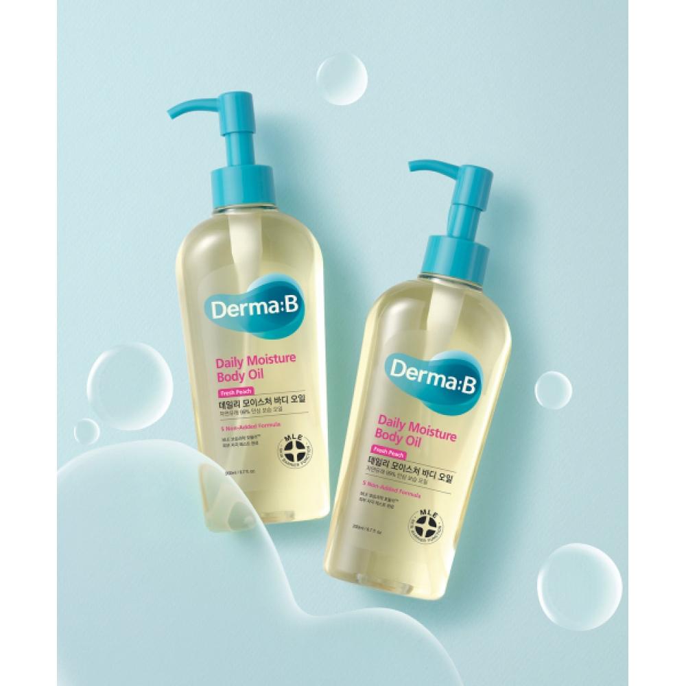 Dermab Daily Moisture Body Oil Fresh Peach 200mlx 2 NONE