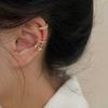 Silver Simple Smooth Ear Cuffs Clip Earrings for Women No Piercing Fake Cartilage Earring Jewelry In Gifts