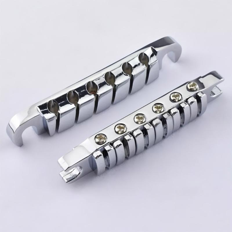 Electric Guitar Bridge Replacement Guitar Bridge Tailpiece Top Hanging String Individual Saddles Easy To Install