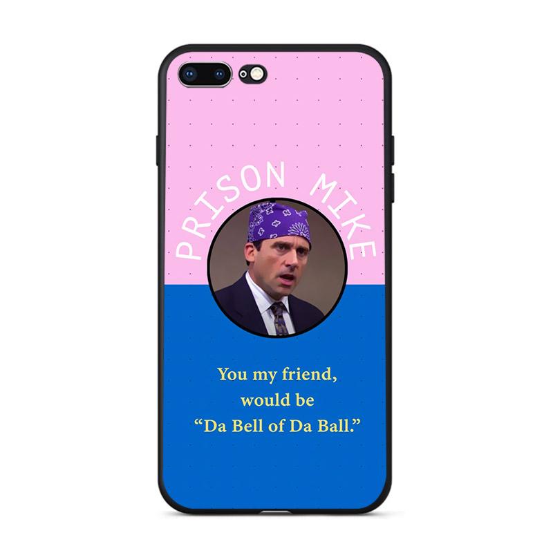 

Забавный мобильный чехол Prison Mike The Office для Iphone X Xr 13 12 Mini 11 Pro Max Xs, жесткий чехол для телефона 7 8 6s Plus SE 2020 5S iPhone 5