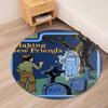 Steven Rhodes Printed Round Rug Carpet Chair Rug Area Rug Entryway Doormats,for Office Chair Living Room Bedroom Kitchen Room.