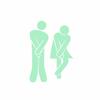 Funny Cartoon Luminous Bathroom Toilet Stickers DIY Home Decor Wall Decoration
