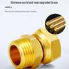 Reducing Copper Pipe Connector: Male/Female Threaded Union, 4 Points to 6 Points, 1 Inch