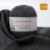Alashan Cashmere Yarn: 6+6 Goat, Mink Blend, Medium-Thick Hand-Knitting Yarn for Scarves