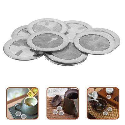 10Pcs Stainless Steel Tea Strainer Insert Reliable Tea Infuser Mesh Filter Basket for Teapot Accessories Teapot Infusers