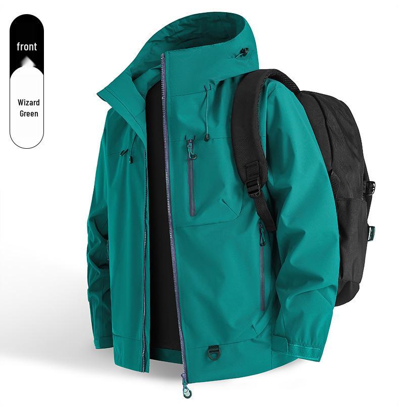 2025 Men's High-End Hooded Windproof Winter Mountaineering Jacket