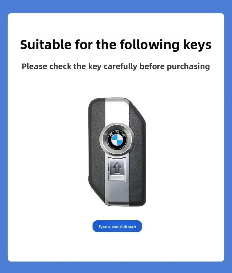 New Smart Car Key Case Cover Fob For BMW E60 E61 E70 E81 E87 E90 E91 E92 X1 X5 X3 1 3 5 6 Series Z4 Protector Shell BM5