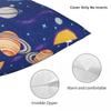 Sonnensystem Weltraum Planeten Universum Quadratischer Kissenbezug Kissenbezug Kissenhülle Dekokissenbezug für Zuhause Schlafzimmer Auto