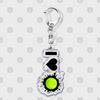 Hobby Sports Lover Tennis Ball Keychains for Accessories Bag I Love Bike Car Keyrings Jewelry Friends Father Boyfriends Gifts
