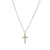 Vintage Cross Pendant Necklace Simple Geometric Necklace Women's Accessory