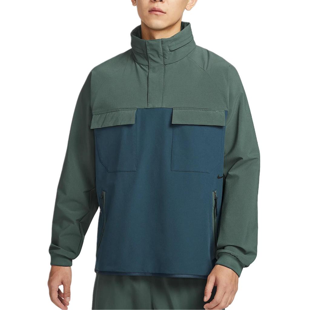 Nike Hooded Sports Casual Long Sleeve Multi-Pocket Outdoor Work Jacket Men Jackets Green FV8763338