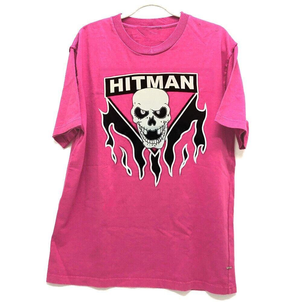 Collection Bret Hart Cotton Gift For Fan Pink S-2345XL T-shirt Unisex T-Shirt S