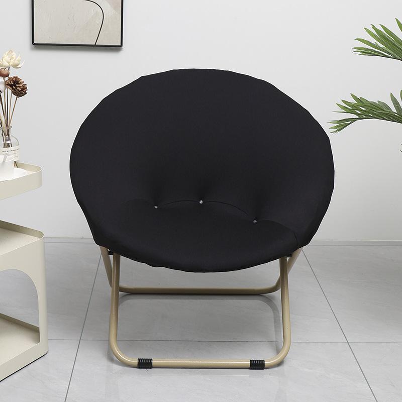 NEW Solid Color Saucer Chair Cover Spandex Protector Round Recliner Slipcover Polyester Removable Washable Moon Chair Cover