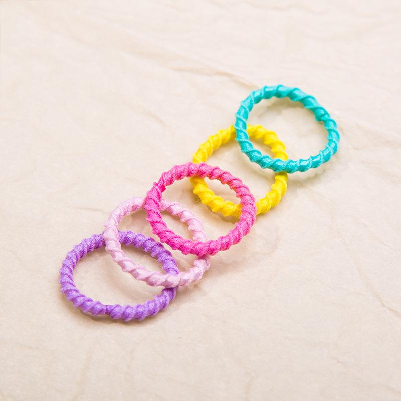 Children's Rubber Band Hair Band Thumb BandThreaded Hair Band Nylon Hair Band Seamless Hair Band