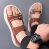 New men's sandals Comfortable sole style Daily office Outdoor leisure beach and tourist walking Summer breathable shoes 38-48
