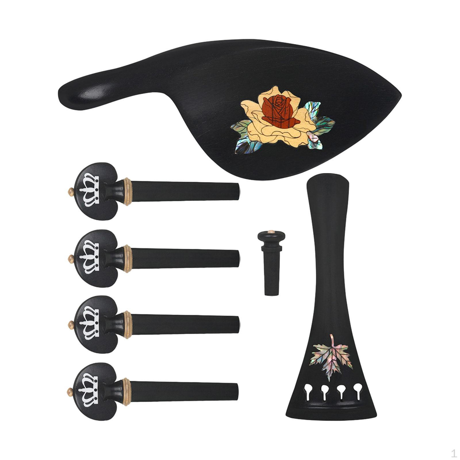 

- Комплект деталей для скрипки, струнодержатель, подбородник своими руками, прочная замена для скрипки 4/4-3/4, деревянный