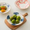 Retro Hotel Tableware High-Looking Japanese Hand-Painted Breakfast Plate Shallow Bowl for Cold Dishes Dishes Plates Dining Plate