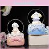 Synthetic Resin Cartoon Dog Crystal Ball Children's Bedroom Glowing Decor Resin Miniature Student Gift