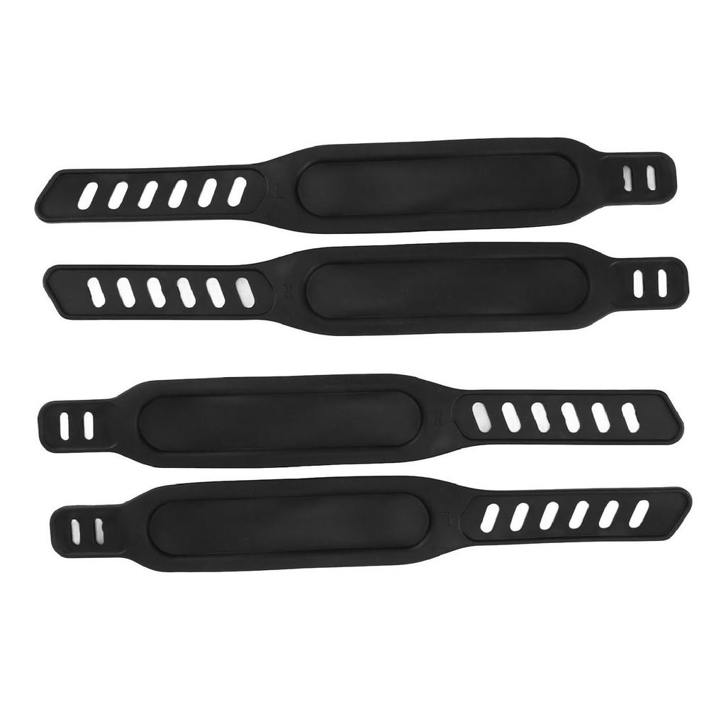 2 Coppie Cinghie per Pedali Cyclette Lunghezza Regolabile Cinghia Universale per Pedali Adatta alla Maggior Parte delle Cyclette Biciclette Cicli per