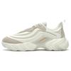 Ray 4 Fabric Cow Split Leather Comfortable Versatile Low-Top Casual Shoes Women Sneaker Off-White T12W331108FBA