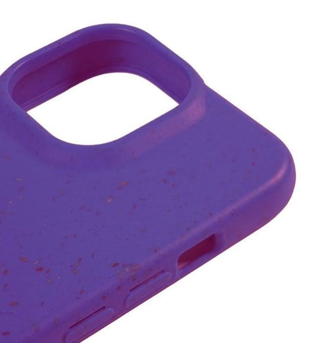 Coque biodégradable - iPhone 14 Pro Max - Violet - Écologique - Semi-rigide