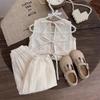 Stilvolles Sommer-Outfit Für Mädchen Mit Trendigem Tanktop Und Shorts Set Für Kinder