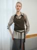 Reply Wool Halter Wrap Vest_Khaki