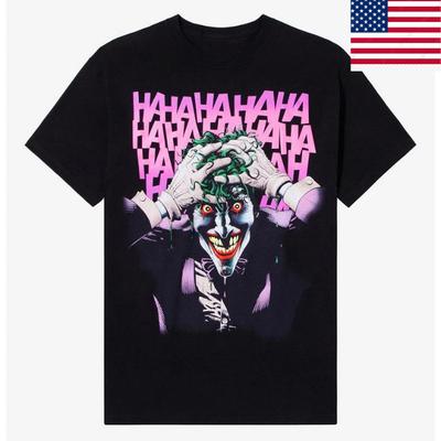 HOT SALE DC Comics Batman The Joker Hahaha  Size S-5XL Reprint Unisex T-Shirt