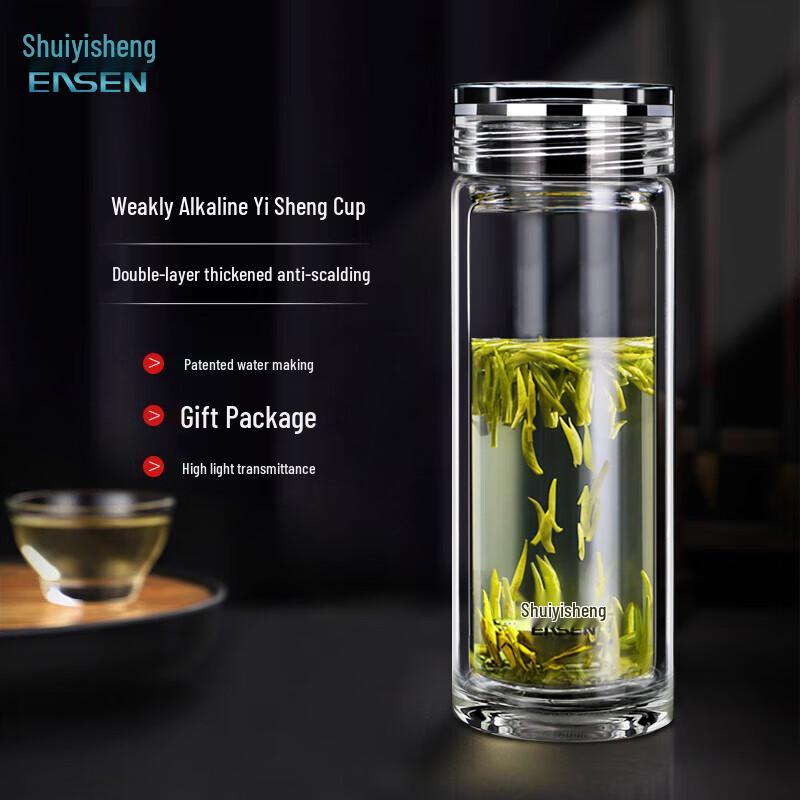 Shuiyisheng 500ml Insulated Glass Tea Infuser Bottle