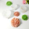 Large Peony Silicone Mold for Scented Candles, Mousse Cakes, Chocolates, and Soaps