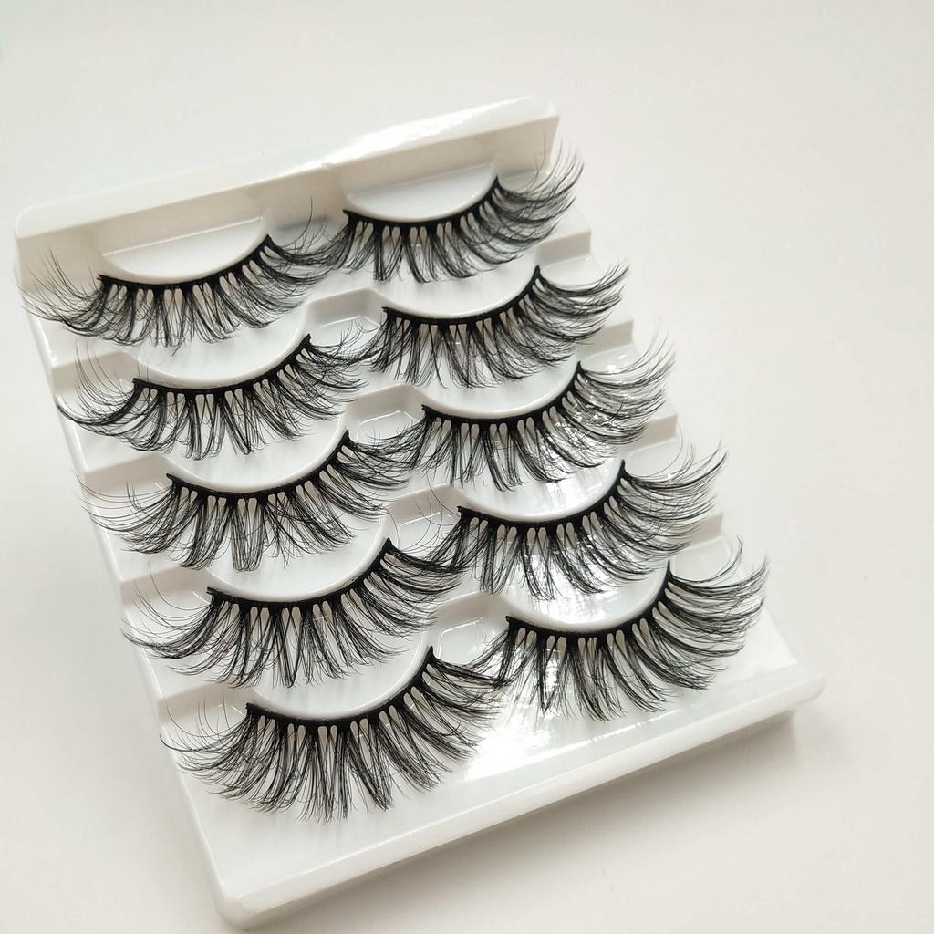 

5 пар длинных объемных накладных ресниц, наращивание ресниц, аксессуары для макияжа