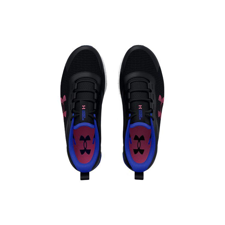 Under Armour HOVR Sonic SE Black Blue Pink Women Sneakers White 3024919-002