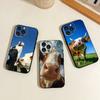 Cute and Funny Cows Phone Case For iPhone 17,16,15,14,13,12,11 Plus,Pro Max,XS,Soft Silicone Black Cover