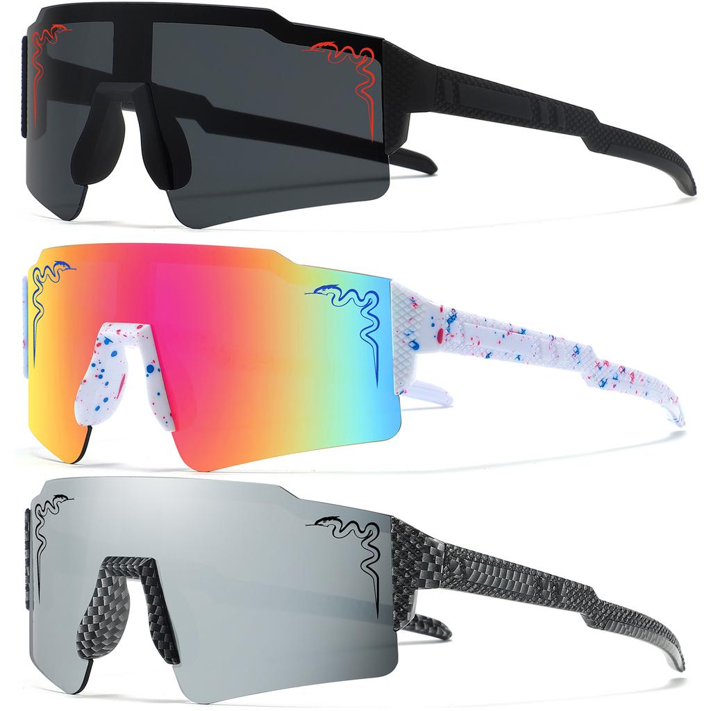 3 Pairs  Age 5-18 Youth Baseball Sunglasses Boys Girls Glasses Outdoor Sport Cycling Goggles Children Kids Softball Shades