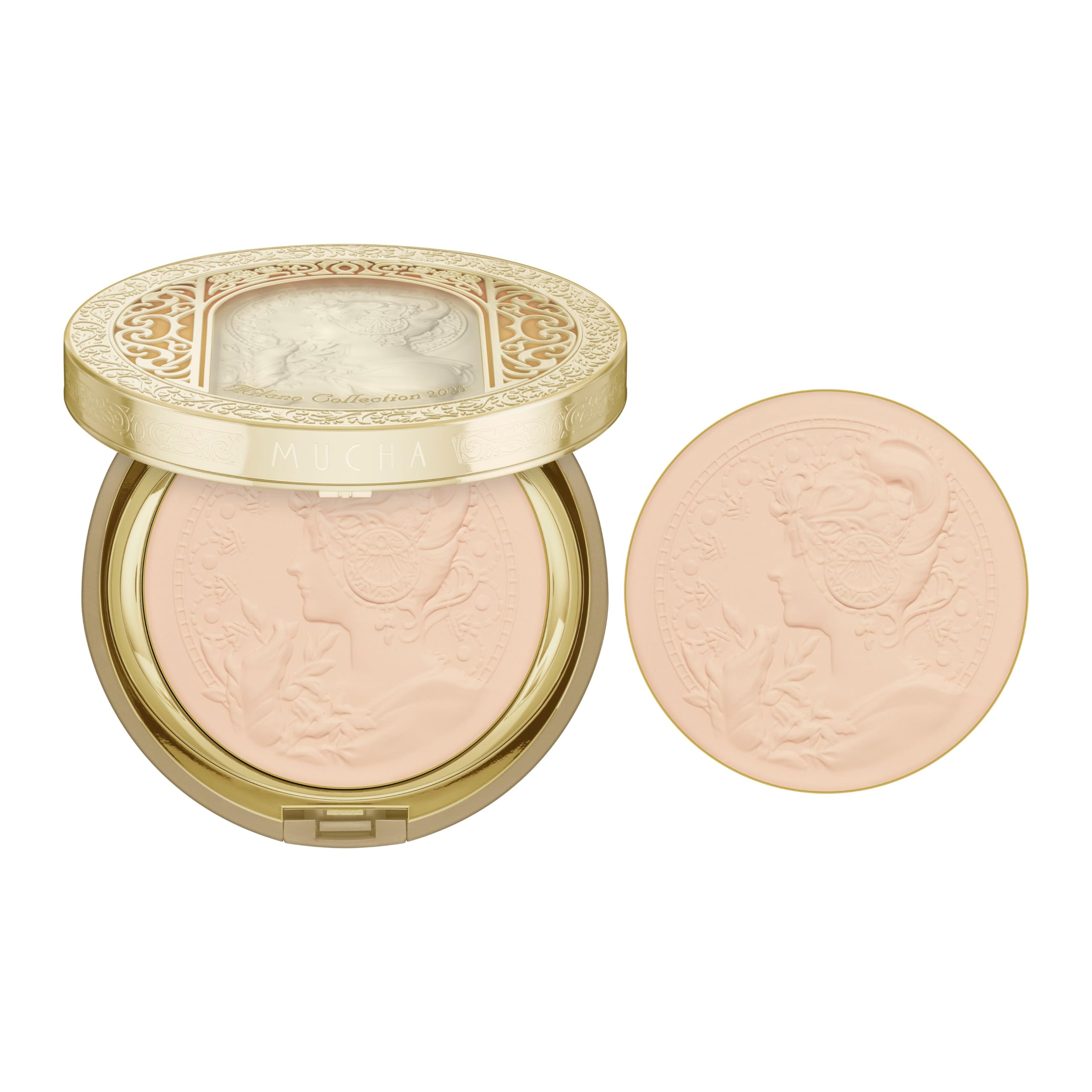 Milano Collection Face Up Powder 2025 Set 24g (24g + Refill) бежевый