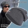 DKHN5 Autumn Winter Warm Beanies Cap Hip-hop Slouchy Thicken Skullcap Hat For BMW E46 F30 E60 E90 F10 E39 E36 E92 E91 E28 Car Sticker