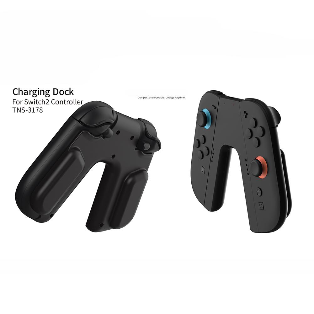 Neues 2-in-1-Griff-Ladedock für Switch 2 Joy-Con Tragbares Ladegerät-Dock Controller-Ladegerät für NS 2 JoyCon Gaming-Zubehör