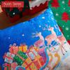 1PC Nuan Series Christmas Pillowcase Cartoon Pattern Printed Soft Cushion Cover for Sofa Living Room Bedroom Home Decor Party Decor