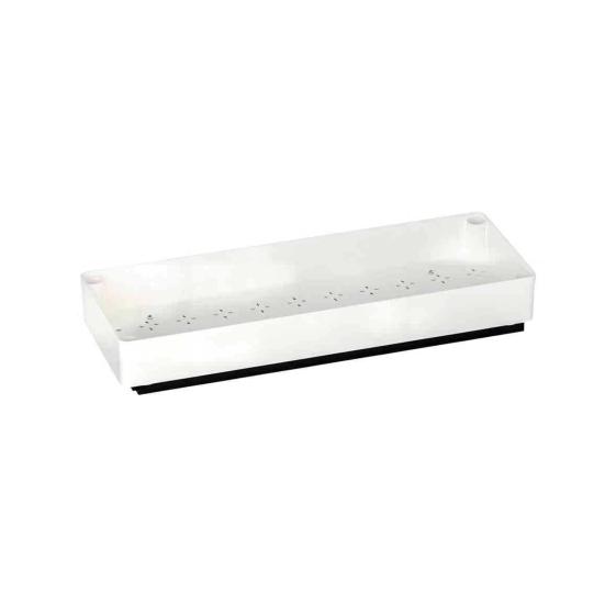 Výsuvný organizér do kuchyně, rozšiřitelný úložný box s dělicími policemi, těžký