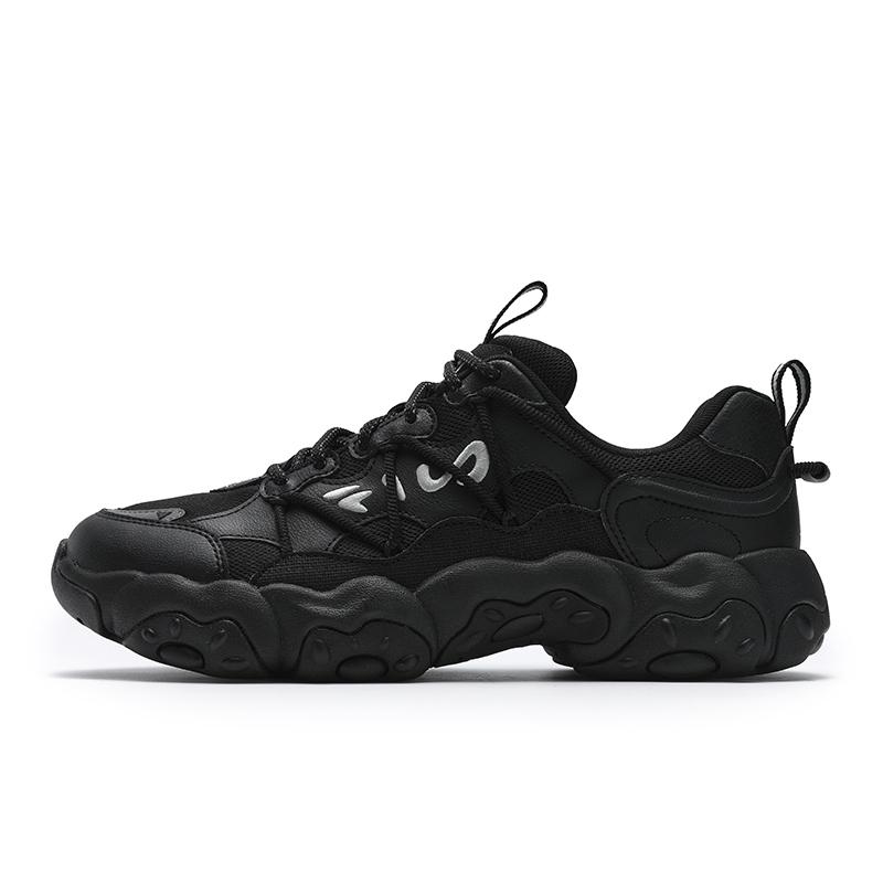 New FILA Slip Resistant Low Top Casual Shoes Men's Black F12M512103FBK