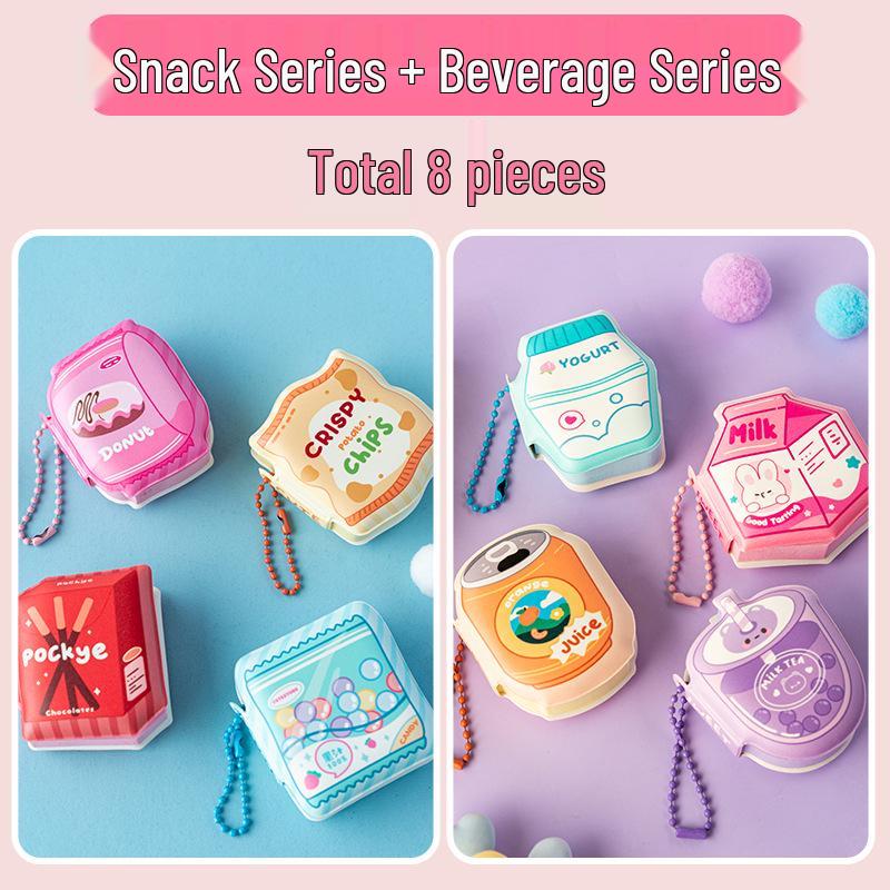 Mini Bean Decompression Sticky Notes: Cute Pocket-Size Pinch Memo Pad