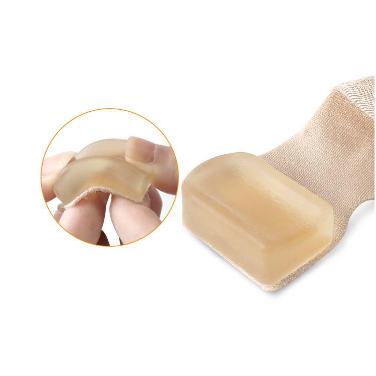 Toe Finger Straightener Hammer Corrector Bandage Toe Separator Splint Wraps With Silicone Gel Toe Splint Straightener Brace