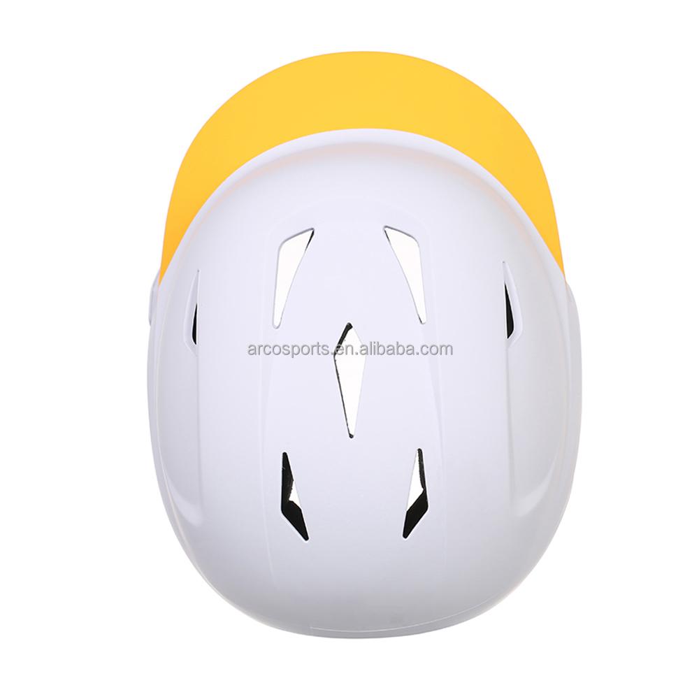 Professional Customized Single Ear Two Tone Matt Baseball Softball Helmet Standard Safety Protective Baseball Batting Helmet